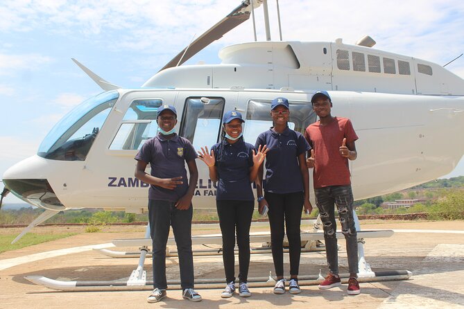 15 minutes scenic helicopter flight above Victoria Falls-Zimbabwe - Bell LongRanger or Robinson R44