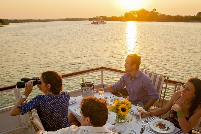 3-Day Victoria Falls Safari with Dinner Cruise - Sunset, bush dinner, and the search for rhino