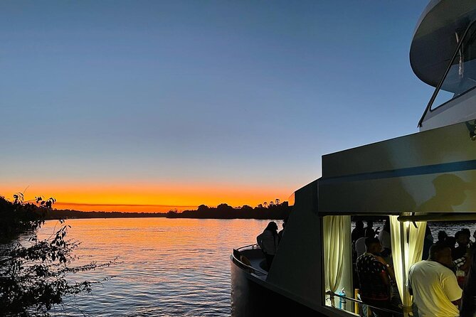 A 2 Day Victoria Falls & Chobe Safari Combo - A sunset Zambezi cruise with food and drinks