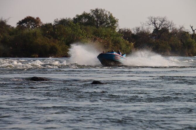 Adrenaline Jet Boat Safari in Victoria Falls - From Palm River Hotel to the River