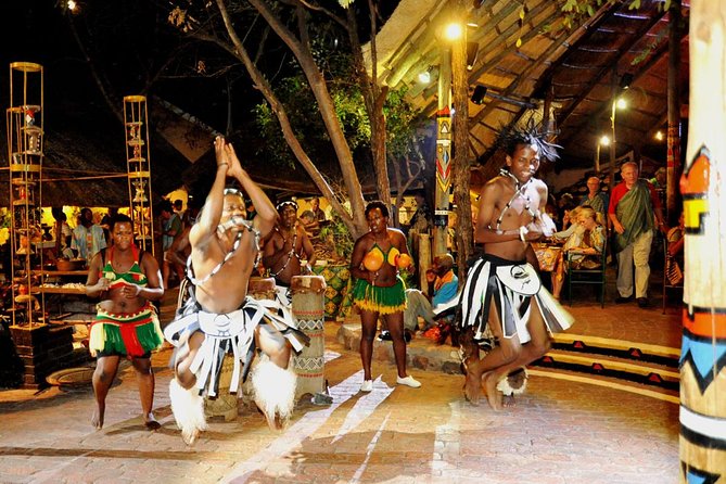 Boma Dinner with Spectacular African Dance Show - Pickup at 7 p.m. keeps the evening simple