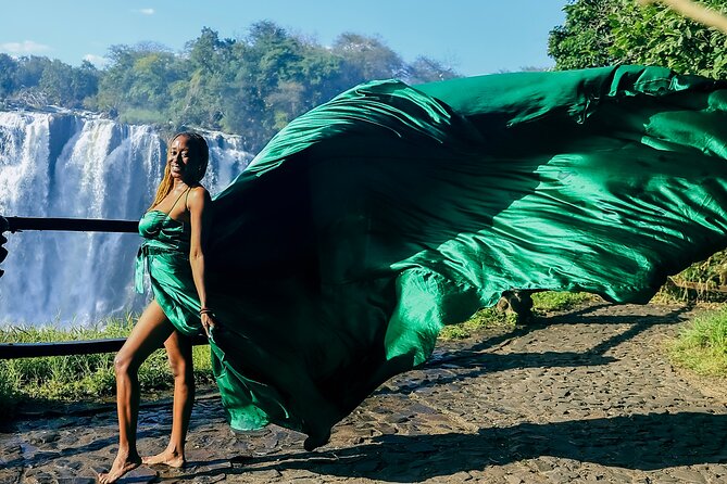 Flying Dress Victoria Falls - What the photography team adds
