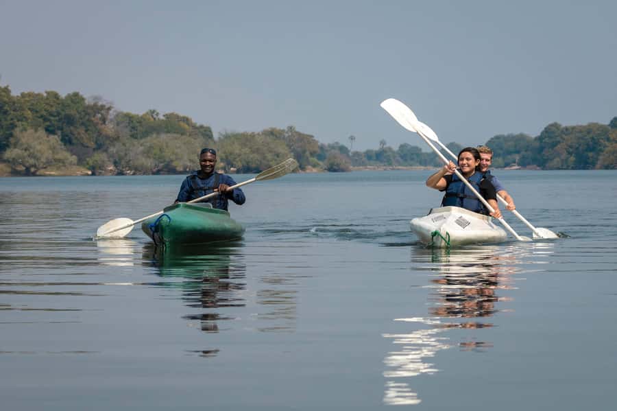 From Livingstone: Full or Half Day Canoe Safari - Why a canoe is a fine way to see the Zambezi