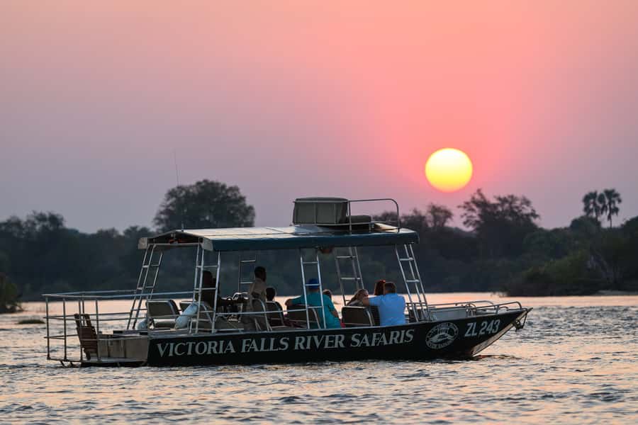 From Livingstone: Victoria Falls River Safari - The first burst of speed over the rapids