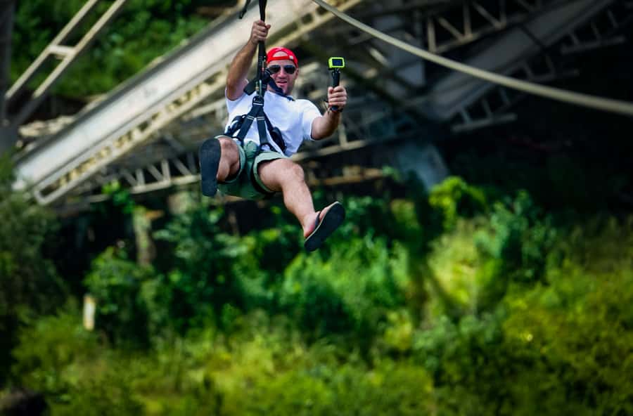 From Victoria Falls: Zip Line from the Victoria Falls Bridge - Timing, Weather, and the Border Walk