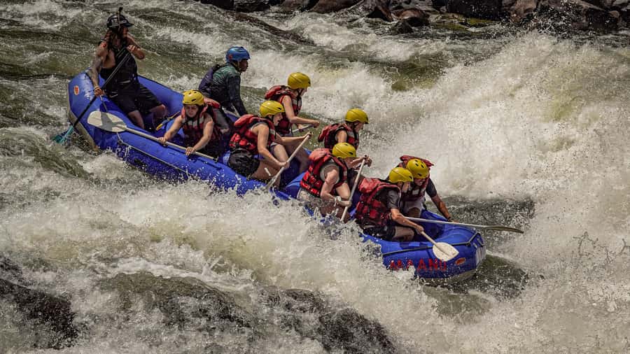 Full Day White Water Rafting Tour - Eight hours on the Zambezi