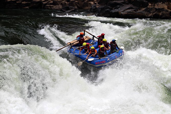 Half Day Zambezi Whitewater Rafting - From hotel pickup to the river launch