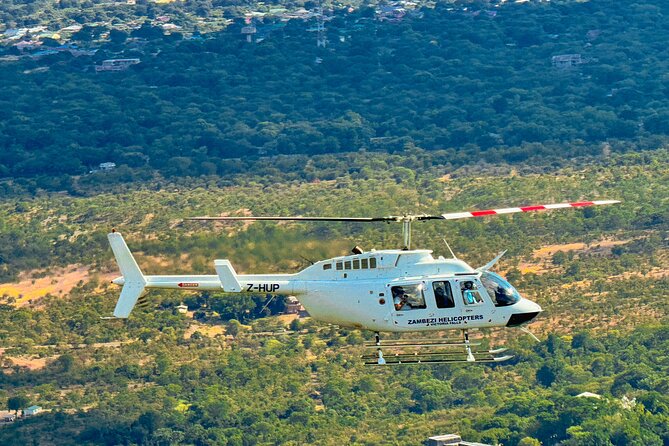 Helicopter Flight Experience Over Victoria Falls - The safety briefing and aircraft setup