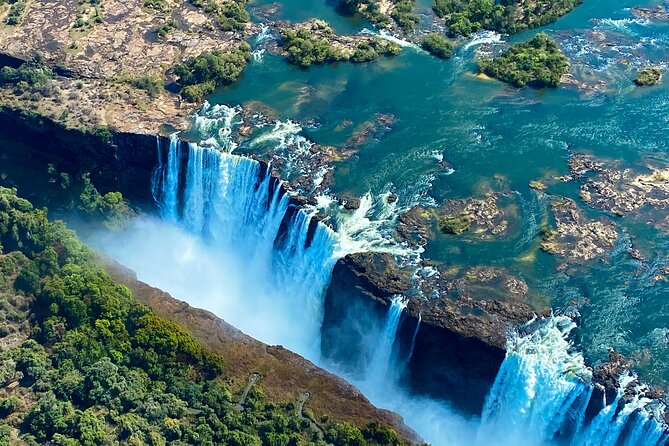 Helicopter Flight Experience Over Victoria Falls - From your hotel to the helipad