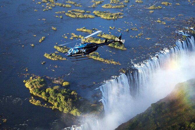 Helicopter Flight+window Seat Guarantee over the Victoria Falls - Timing, pickup, and the one-hour schedule