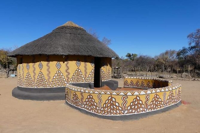 Khami Ruins & Matopos Silunguzi Village Day Tour! - Elephant Cave and Fish Cave: painted rock art in a natural setting