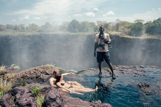 Livingstone island Morning Breezer ( swim above the falls) - Why Livingstone Island is the right place to see Victoria Falls