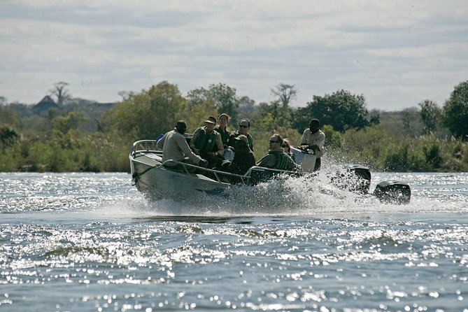 Livingstone island Morning Breezer ( swim above the falls) - The Zambezi boat ride to the island