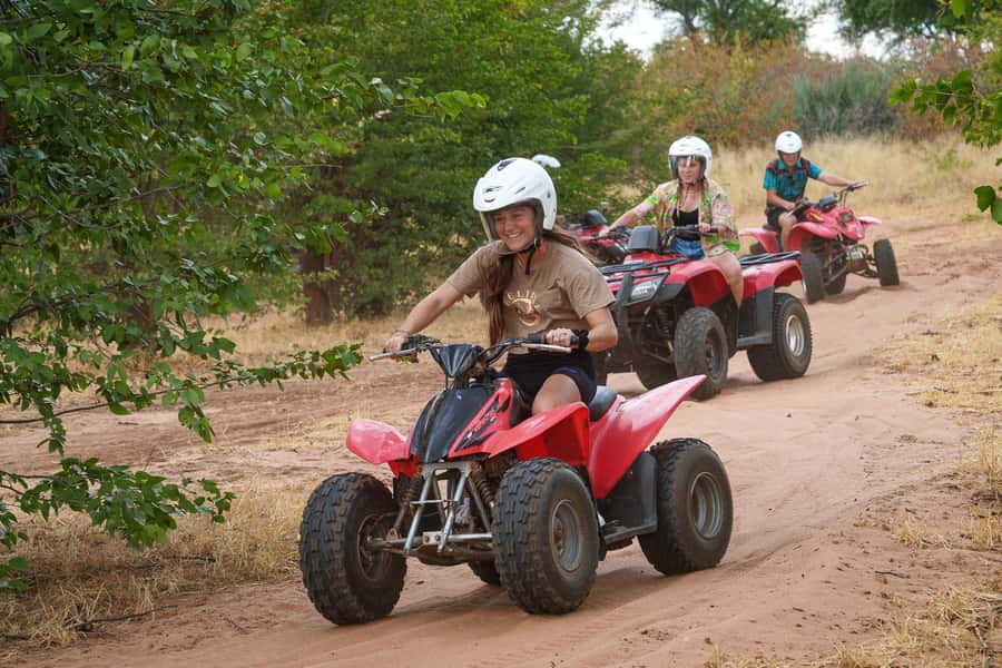 Livingstone Quad Biking: 60-Minute Eco Trail - Helmets, Visors, Drinks, and Food