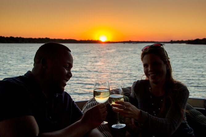 Luxury Zambezi Sunset Game Cruise - Watching for hippos, elephants, and crocodiles