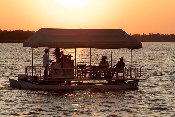 Private Sunset Cruise on the Zambezi River - Watching the sky change over the river