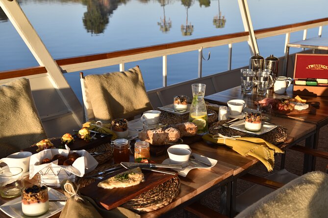 Sunrise Cruise on the Zambezi River - Cruising the upper Zambezi toward Victoria Falls