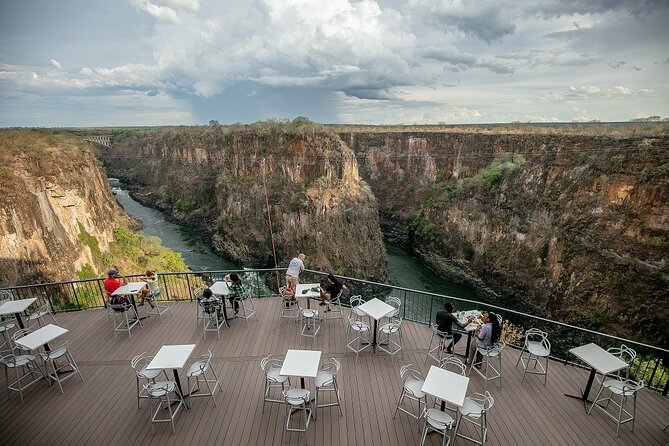 The Lookout Café Lunch In Victoria Falls - Local game, crocodile, and South African wine