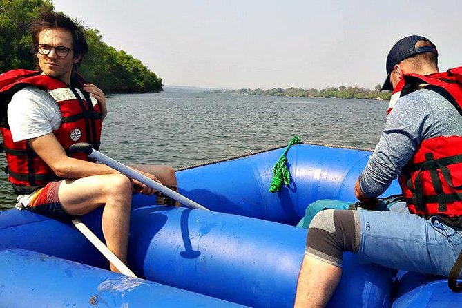 Upper Zambezi Raft Float - Floating toward Livingstone at river speed