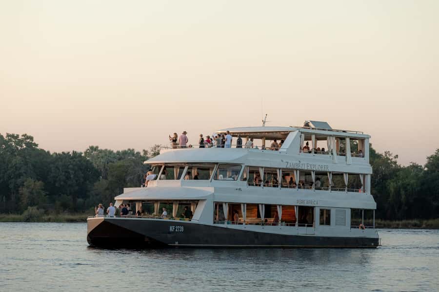 Victoria Falls: 2-Hour Luxury Zambezi River Sunset Cruise - Key points at a glance