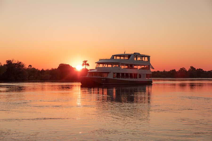 Victoria Falls: 2-Hour Luxury Zambezi River Sunset Cruise - Boarding the boat and choosing your deck