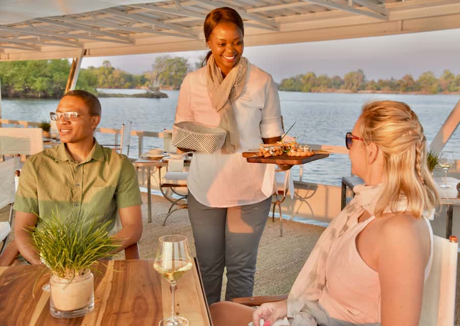 Victoria Falls: 2-Hour Zambezi River Lunch Cruise - A three-course lunch served while the view changes