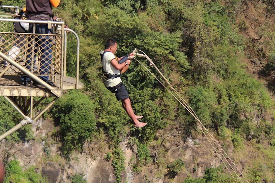 Victoria Falls: Bridge Swing - The best part: the view after the jump