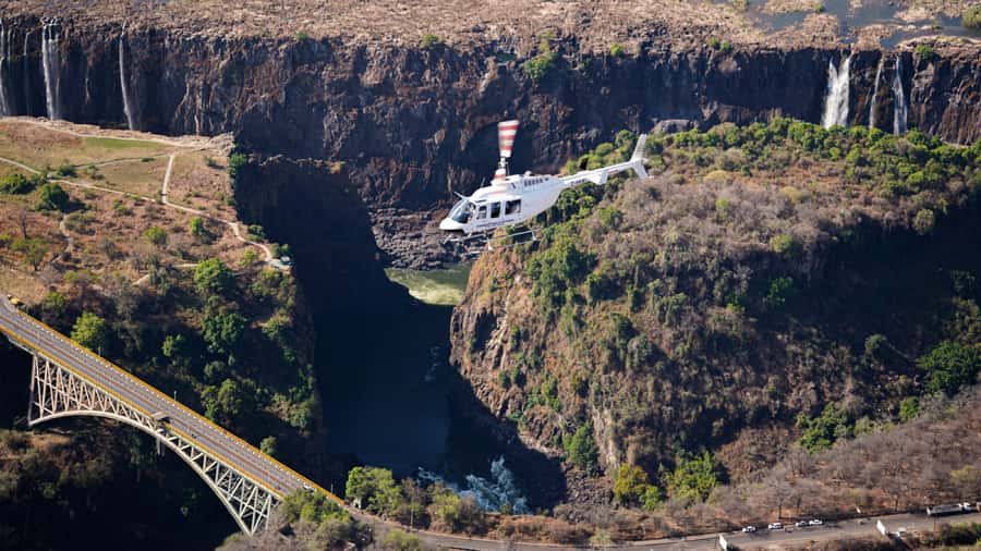 Victoria Falls:Explore the Zambezi Helicopter Experience - Starting at Rapid Number 8, the Batoka Gorge