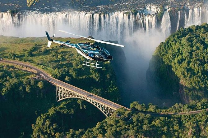 Victoria Falls Flight of the Angels Helicopter Flight - From hotel pickup to the helicopter pad