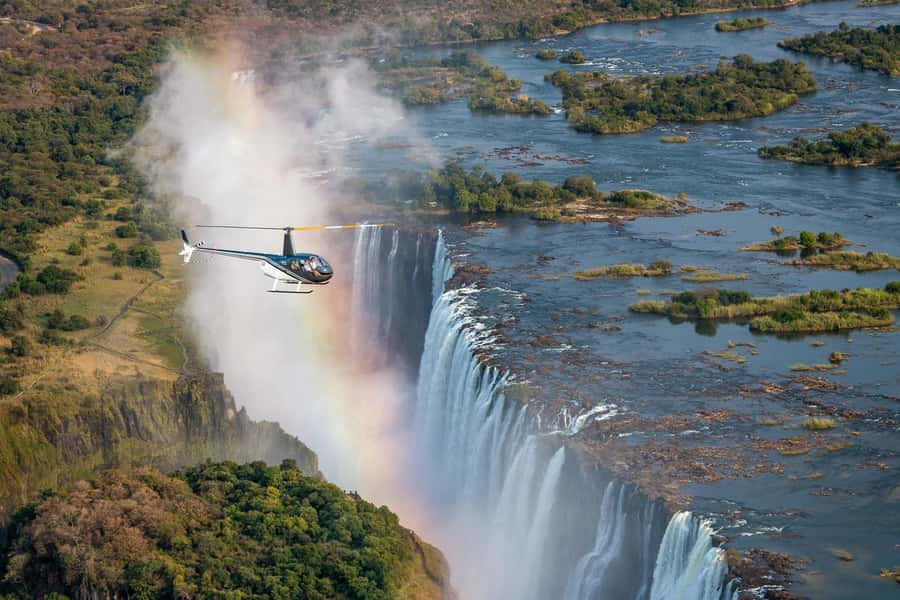 Victoria Falls Helicopter Flights - Batoka Gorge and the Zambezi River