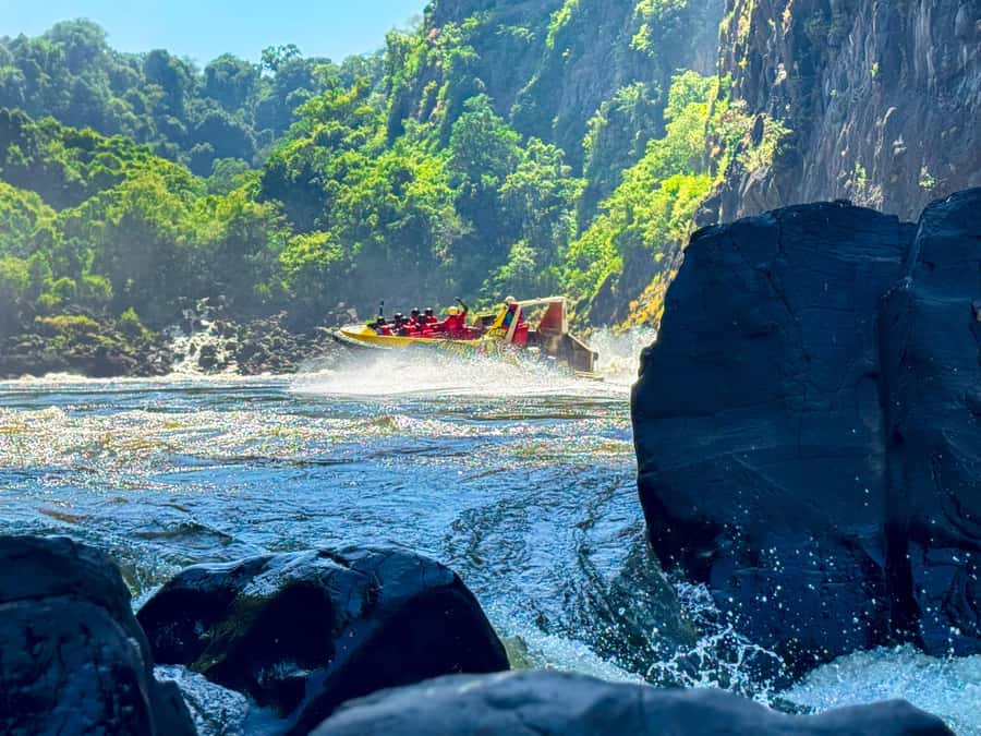 Victoria Falls: Jetboat Adventure Experience - The safety briefing and protective gear