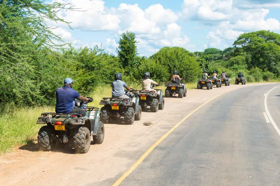 Victoria Falls Quad Bike Adventure - The Big Tree, a 1,500-year-old baobab