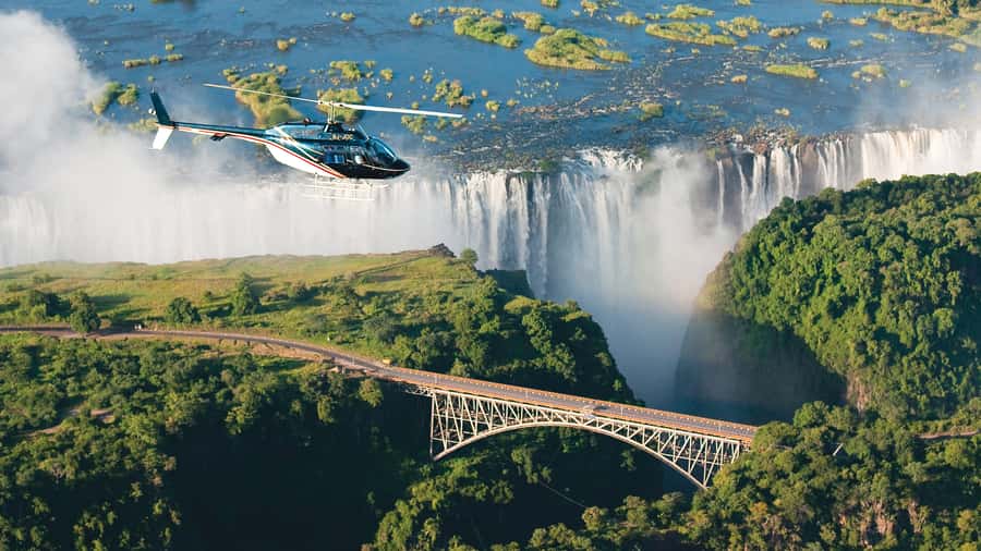 Victoria Falls: Scenic Helicopter Flight Over Victoria Falls - Pickup in Victoria Falls and the short transfer