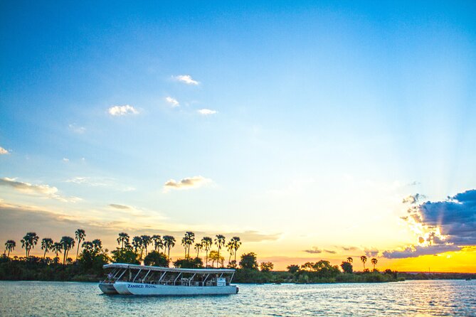 Victoria Falls Sunset Cruise - Leaving Victoria Falls behind