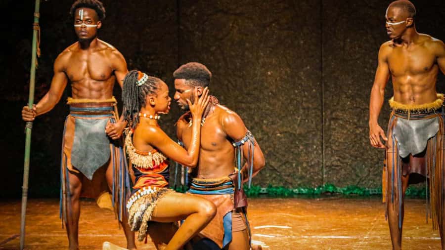 Victoria Falls:Theatre Simunye The Spirit of Africa,Zimbabwe - Following Bomani and Ndlovu Through the Story