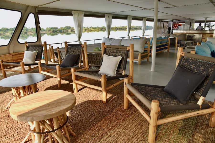 Victoria Falls: Zambezi River Relaxing Sunset Boat Cruise - Boarding the Wanuka Queen
