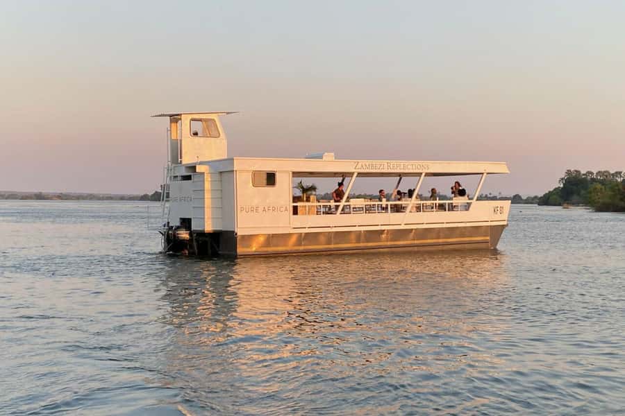 Victoria Falls: Zambezi River Relaxing Sunset Boat Cruise - The short transfer from Victoria Falls