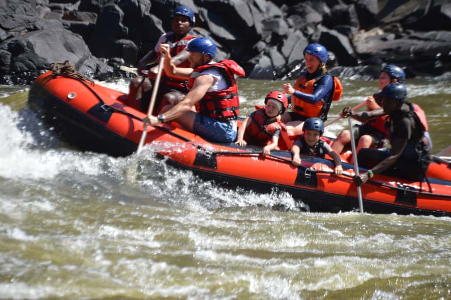 Victoria Falls: Zambezi River White Water Rafting Experience - The steep route into Batoka Gorge