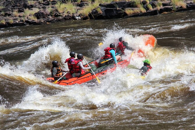 Whitewater Rafting Adventure on the Zambezi River, Victoria Falls Zimbabwe - Starting at 7:30 am and Preparing for the Gorge