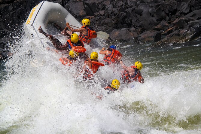 Whitewater Rafting on the Zambezi River from Victoria Falls - High water, low water, and the April question