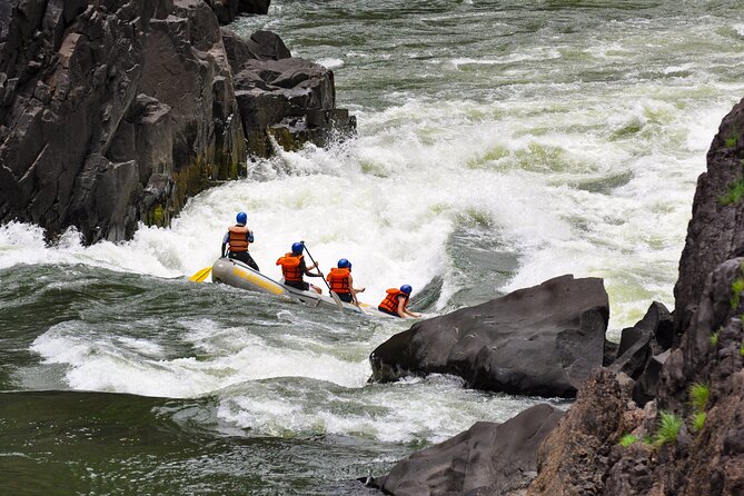 Whitewater Rafting on the Zambezi River from Victoria Falls - The steep climb and the reward at the rim
