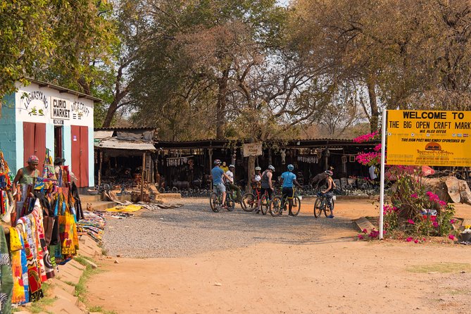 Wild Horizons Bike Tour (Zimbabwe) - Riding through Victoria Falls town