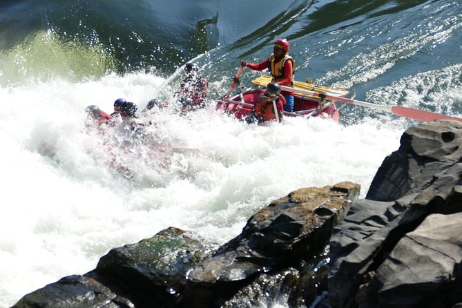 Zambezi River Class IV-V White-Water Rafting from Victoria Falls - Lunch, drinks, and the climb out