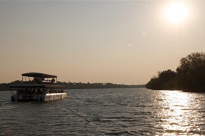 Zambezi Sunset Cruise - Victoria Falls - Islands, riverbanks, and the first wildlife sightings